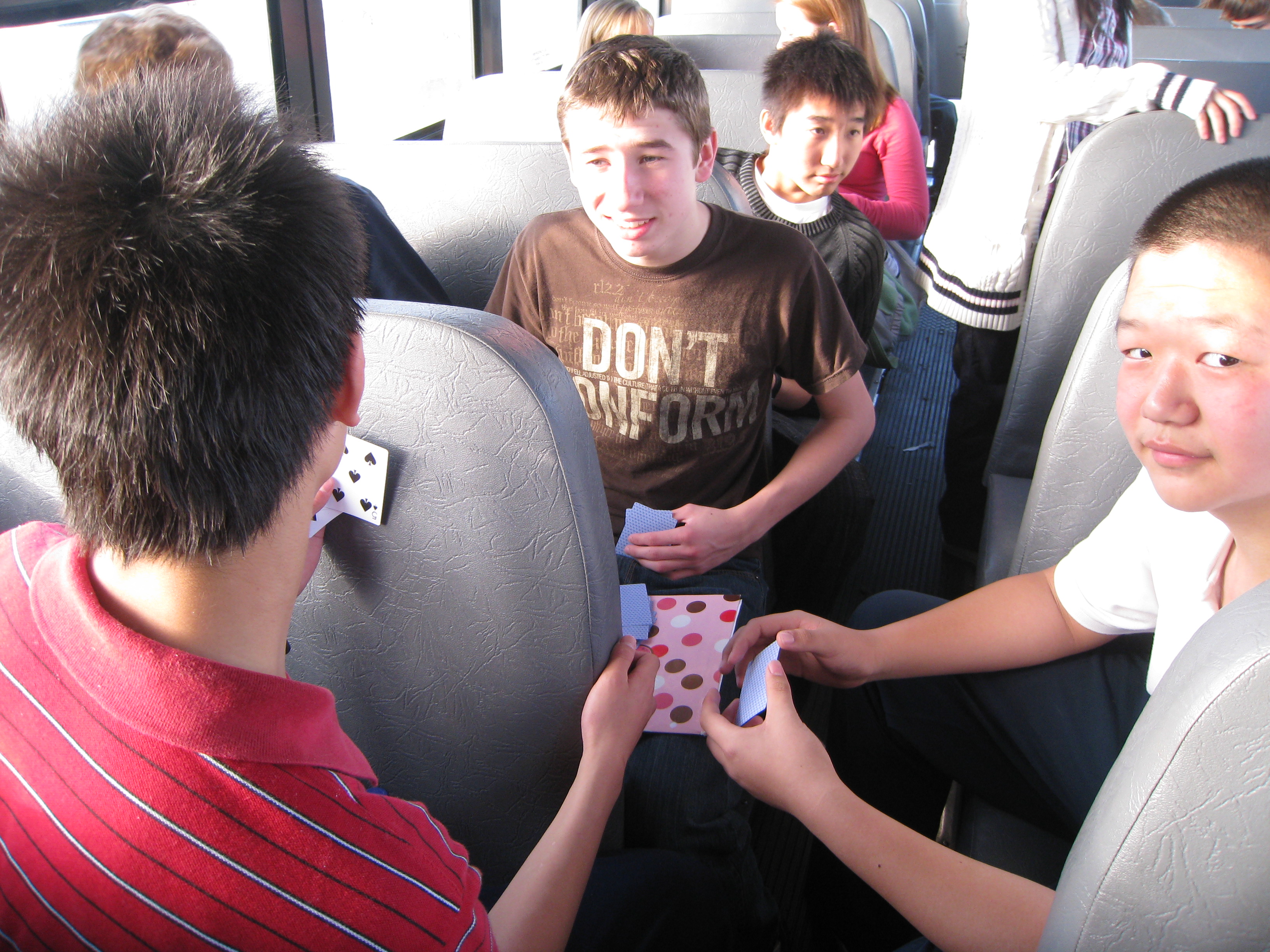 我们互教扑克--09年赴美冬令营